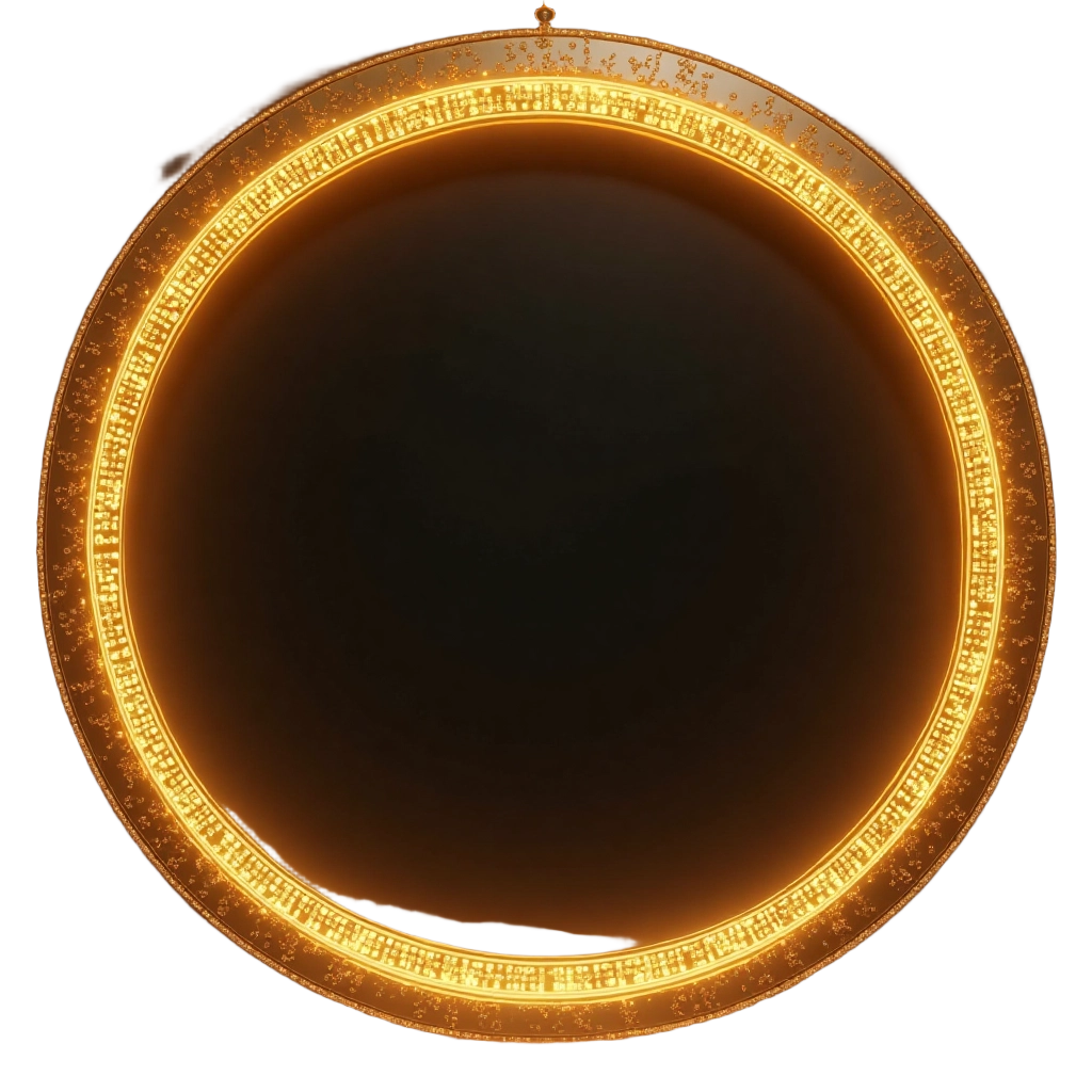 Glowing Circle Frame